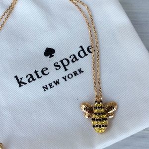 ♠️Kate Spade Pave Queen Bee Necklace